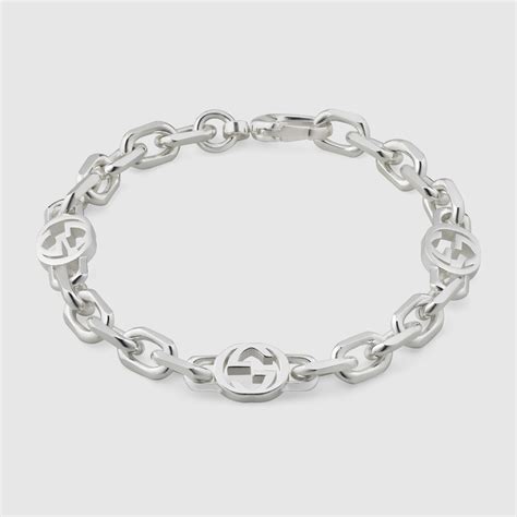 gucci chain silhouette|Gucci Interlocking chain bracelet .